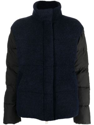 Lorena Antoniazzi brushed puffer jacket - Blue