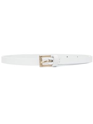 Lorena Antoniazzi buckle-fastening leather belt - White