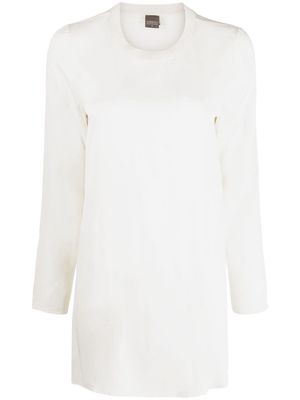 Lorena Antoniazzi long-sleeve tunic top - White
