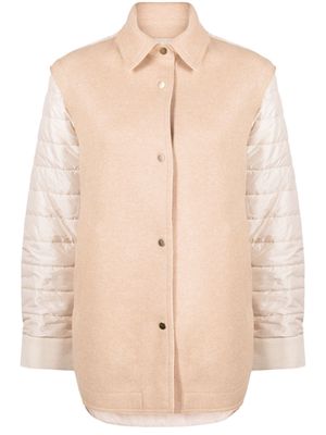 Lorena Antoniazzi panelled long-sleeve jacket - Neutrals