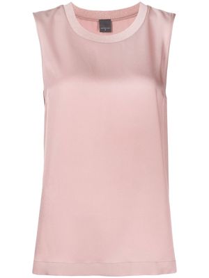 Lorena Antoniazzi round-neck vest top - Pink