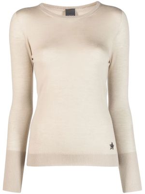 Lorena Antoniazzi slim-fit cashmere jumper - Neutrals