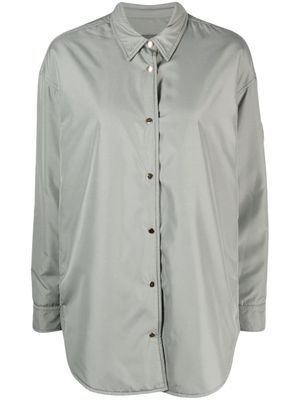 Lorena Antoniazzi spread-collar press-stud fastening jacket - Grey