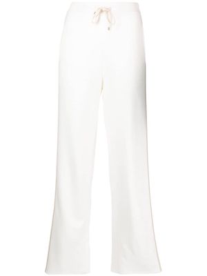 Lorena Antoniazzi straight-leg drawstring track pants - White