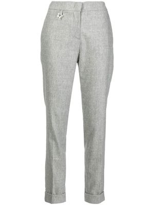 Lorena Antoniazzi straight leg slim-fit trousers - Grey