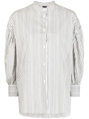 Lorena Antoniazzi striped button-down shirt - White