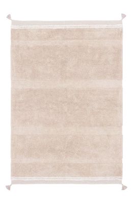 Lorena Canals Bloom Washable Rug in Rose