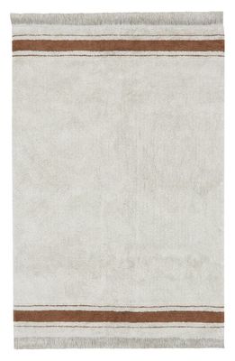 Lorena Canals Gastro Washable Cotton Blend Rug in Toffee