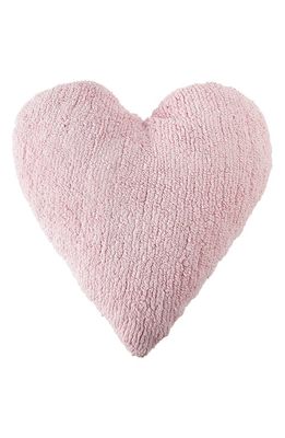 Lorena Canals Heart Cushion in Pink