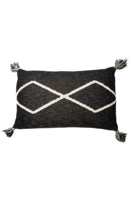 Lorena Canals Oasis Tassel Knit Accent Pillow in Black