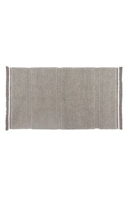 Lorena Canals Steppe Woolable Washable Wool Rug in Sheep Grey