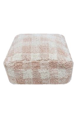 Lorena Canals Vichy Pouf in Rose