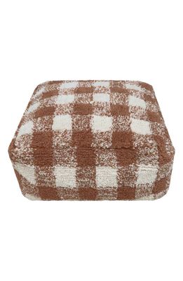 Lorena Canals Vichy Pouf in Toffee