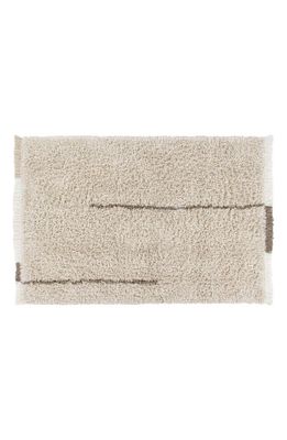 Lorena Canals Wollable Autumn Breeze Washable Wool Rug in Brown Tones