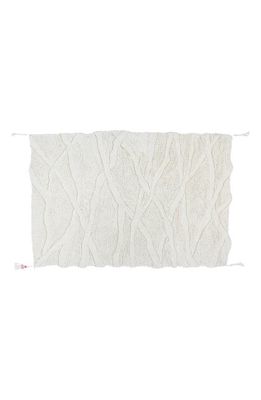 Lorena Canals Woolable Enkang Ivory Washable Wool Rug in Ivory Xl
