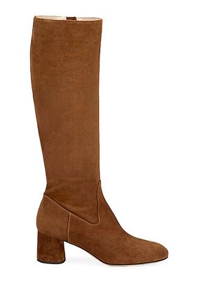 Lorette 50MM Suede Knee-High Boots