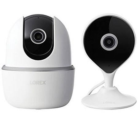 Lorex 2K QHD Indoor Camera & 2K QHD Indoor Pan/ Tilt Camera