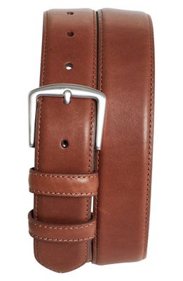 LORO PIANA Alsavel Leather Belt in H0Jch. brown