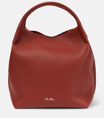 Loro Piana Bale Medium leather tote bag