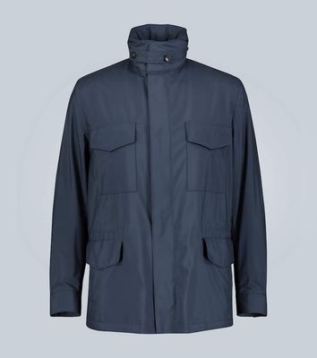 Loro Piana Cashmere-lined Traveller Windmate jacket