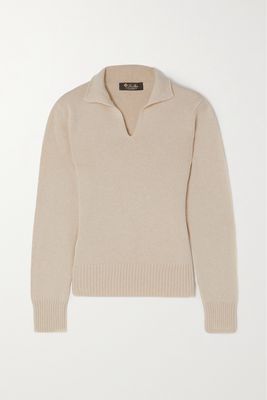 Loro Piana - Cashmere Polo Sweater - Cream