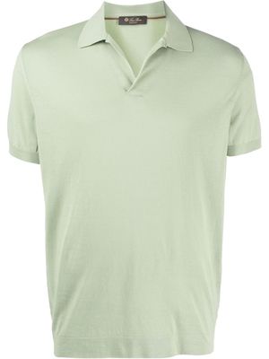 Loro Piana classic cotton polo shirt - Green