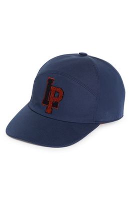 Loro Piana College Rain System Water Resistant Baseball Cap in Opaque Blue