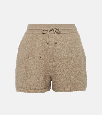 Loro Piana Drawstring cashmere shorts
