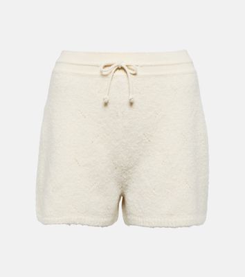 Loro Piana High-rise cashmere shorts