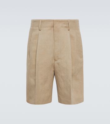 Loro Piana Joetsu cotton and linen Bermuda shorts