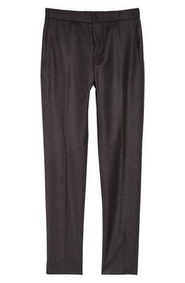 LORO PIANA Leisure City Virgin Wool & Cashmere Trousers in Very Burnt Brown