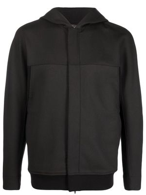 Loro Piana panelled hooded jacket - Black