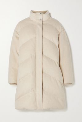 Loro Piana - Quilted Cashmere Down Coat - Neutrals