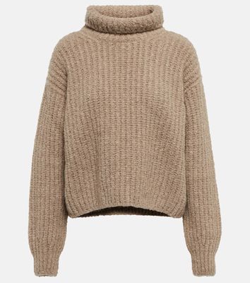 Loro Piana Ribbed-knit cashmere turtleneck sweater