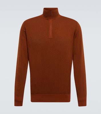 Loro Piana Roadster half-zip cashmere sweater