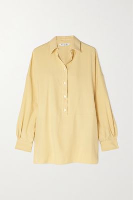 Loro Piana - Sveva Silk Shirt - Yellow