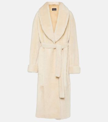 Loro Piana Thierry shearling wrap coat