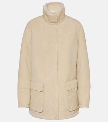 Loro Piana Voyageur shearling-lined suede jacket