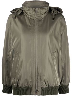Loro Piana zipped-up hooded jacket - Green