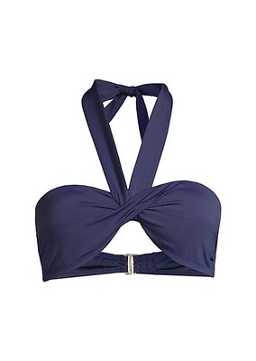 Loryn Twist-Front Bikini Top