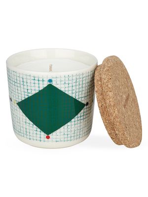 Losange Scented Candle - White Green
