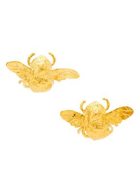 Lost In Fantasy Abel 24K-Gold-Plated Stud Earrings