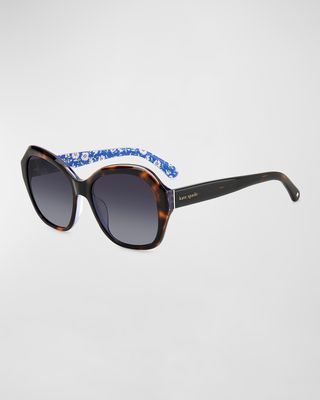 lottie acetate square sunglasses