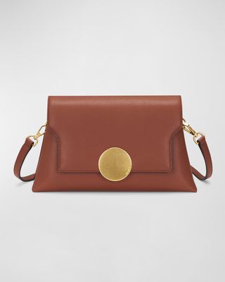 Lottie Flap Leather Crossbody Bag