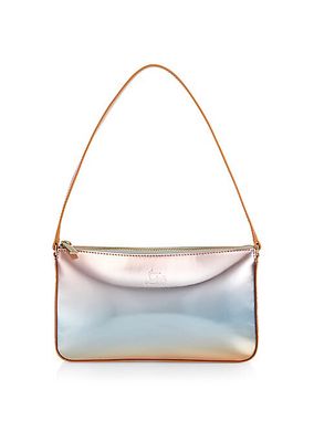 Loubila Metallic Leather Shoulder Bag