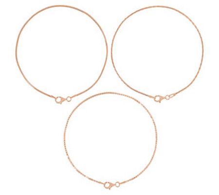 Louis Dell'Olio Sterling Silver Bikini Set o f Bracelets