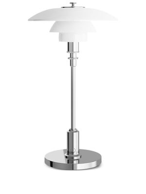 Louis Poulsen PH 2/1 brass table lamp - White