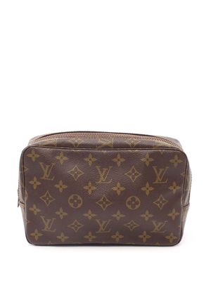 Louis Vuitton 1982 pre-owned Trousse Toilette 23 cosmetic pouch - Brown