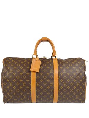 Louis Vuitton 1986 pre-owned Keepall 50 travel bag - BROWN
