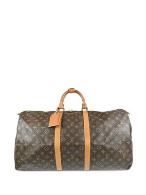Louis Vuitton 1988 pre-owned Keepall 55 travel bag - Brown